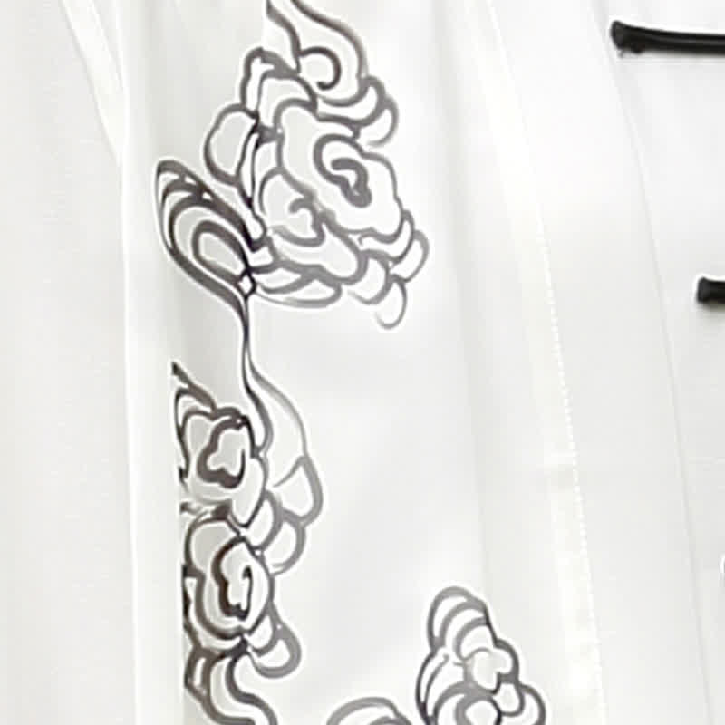 Nimara Ritual Auspicious Clouds Gradient Meditation Prayer Spiritual Zen Tai Chi Qigong Practice Women's Clothing Set