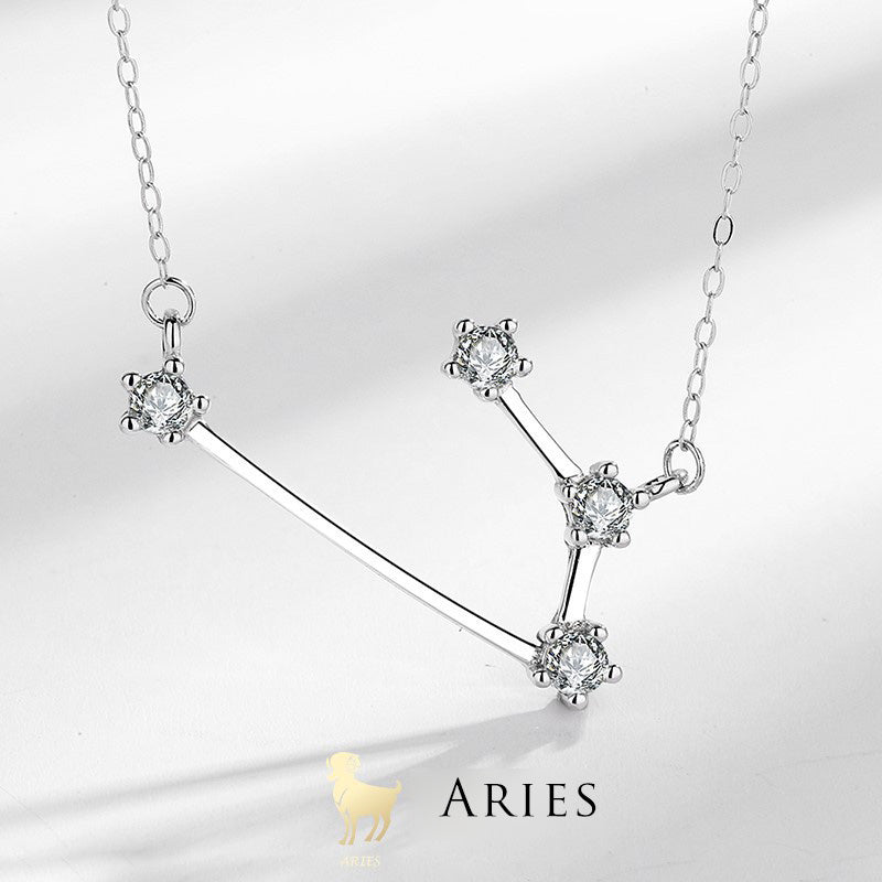 Nimara Ritual 925 Sterling Silver 12 Constellations of the Zodiac Astrology Blessing Necklace Pendant