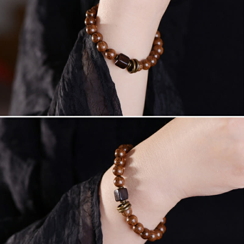 Nimara Ritual Phoebe Zhennan Wood Spirituality Bracelet