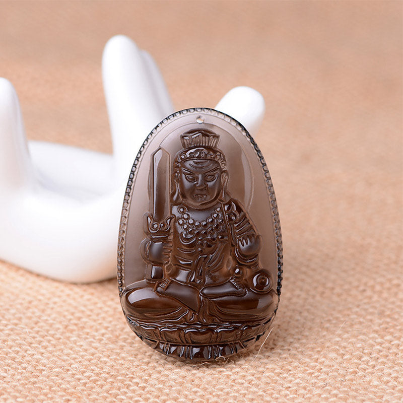 Nimara Ritual Chinese Zodiac Obsidian Protection Necklace