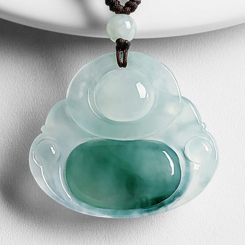 Nimara Ritual Cyan Jade Luck Necklace Pendant