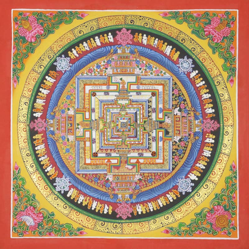 Nimara Ritual Tibetan Thangka Painting Blessing Handmade Decoration