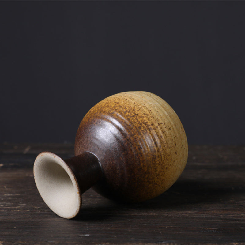 Nimara Ritual Small Capacity Goblet Design Ceramic Wine Coffee Mug Tea Coffee Cup 170ml