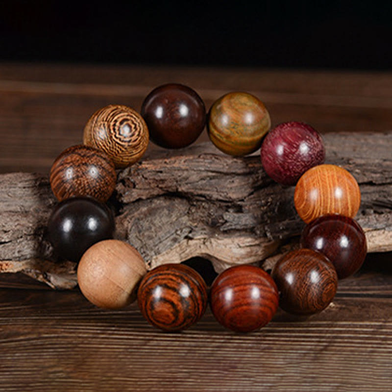 Nimara Ritual Multicolored Sandalwood Protection Healing Bracelet