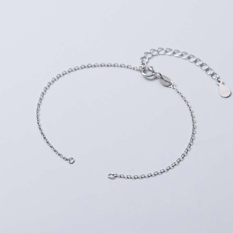 Nimara Ritual 925 Sterling Silver Semi-finished Chain Blessing Bracelet
