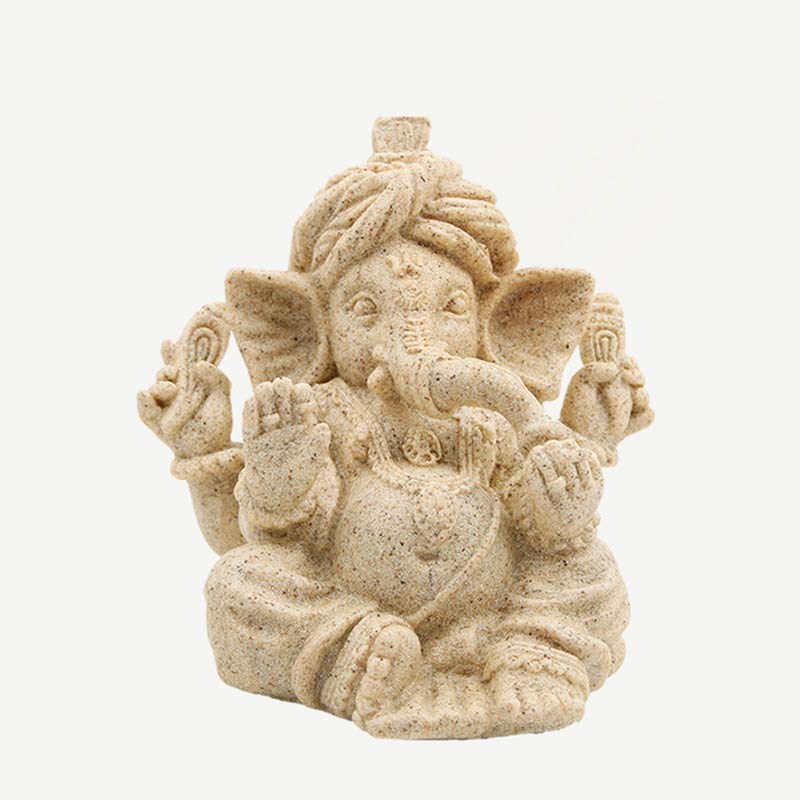 Nimara Ritual Ganesh Ganpati Elephant Statue Blessing Protection Home Decoration
