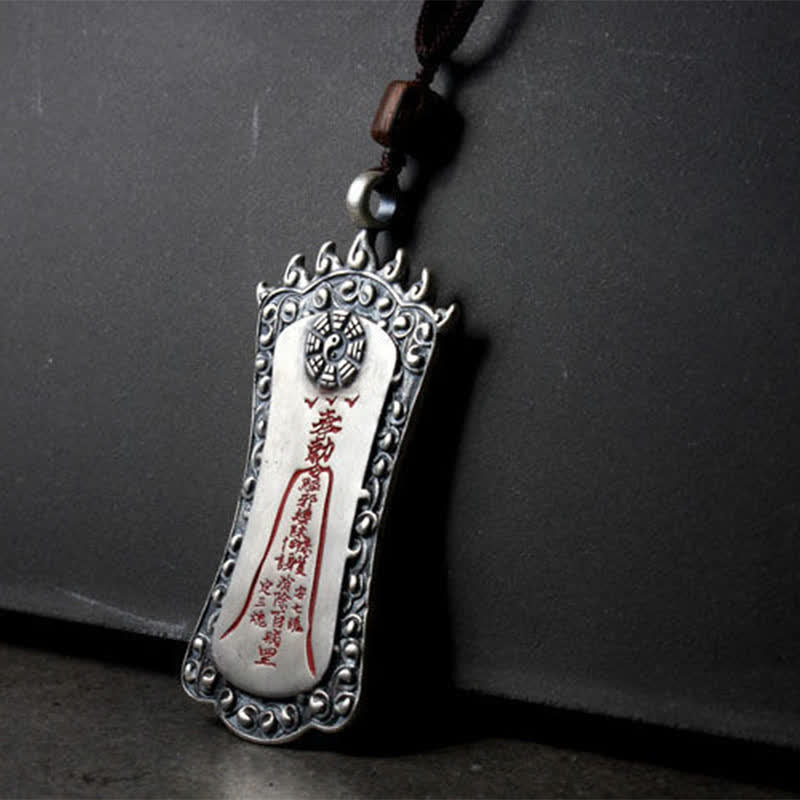 Nimara Ritual FengShui Bagua PiXiu Cinnabar Balance Necklace Pendant