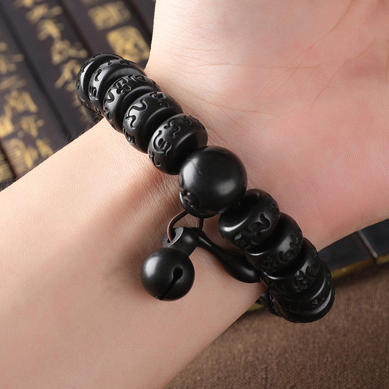 Nimara Ritual Tibetan Lightning Strike Wood Protection Bracelet