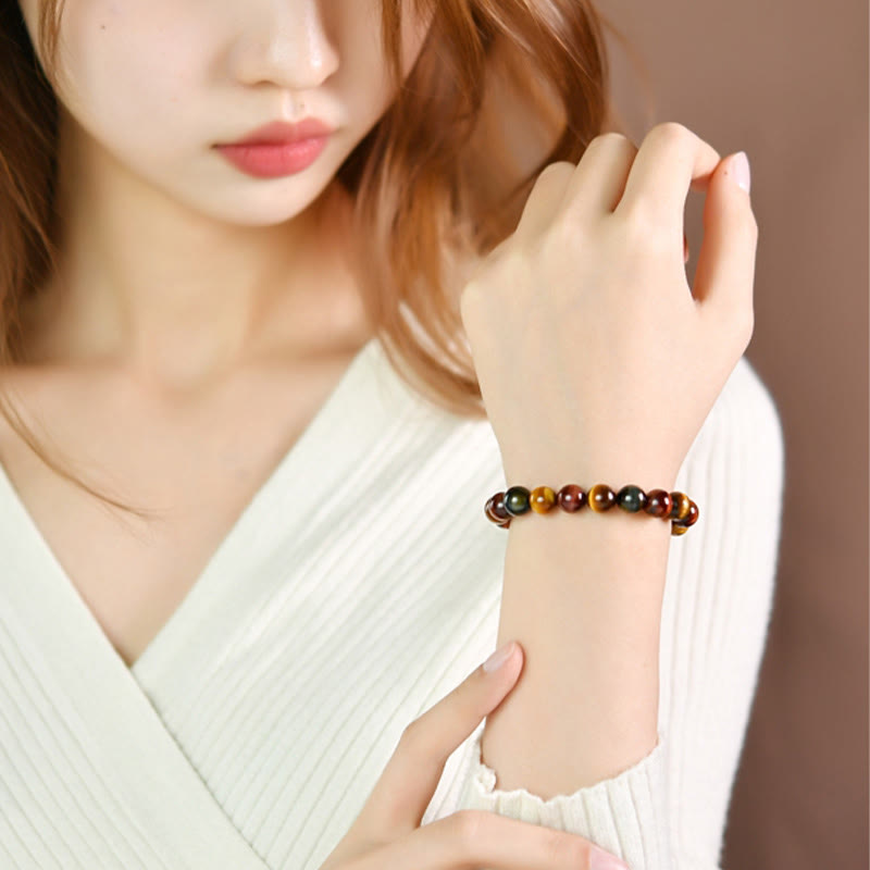 Nimara Ritual Natural Tiger Eye Positive Protection Bracelet