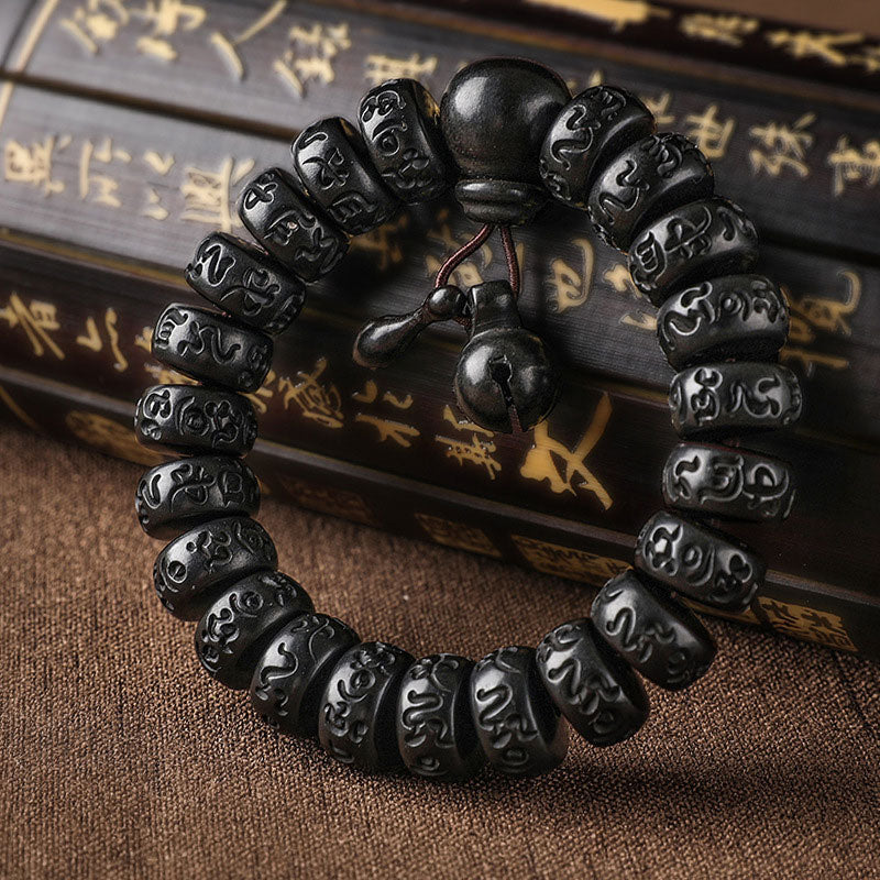 Nimara Ritual Tibetan Lightning Strike Wood Protection Bracelet