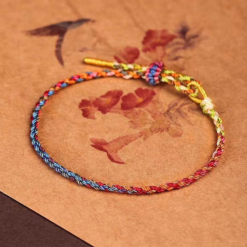 Nimara Ritual Handcrafted Luck Colorful Rope Child Adult Bracelet