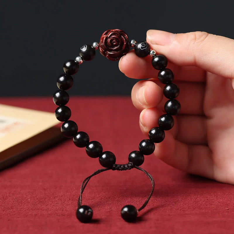 Nimara Ritual Small Leaf Red Sandalwood Sooth Bracelet