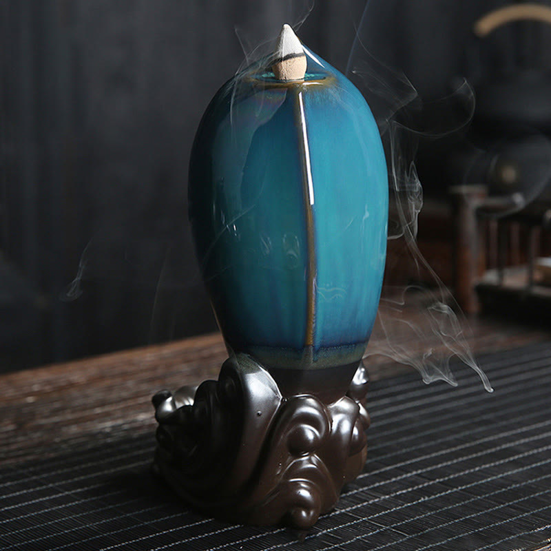 Nimara Ritual Waterfall Incense Burner Backflow Incense Holder