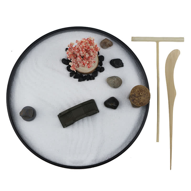 Nimara Ritual Tree Small Bridge Landscape Meditation Calm Zen Garden Decoration