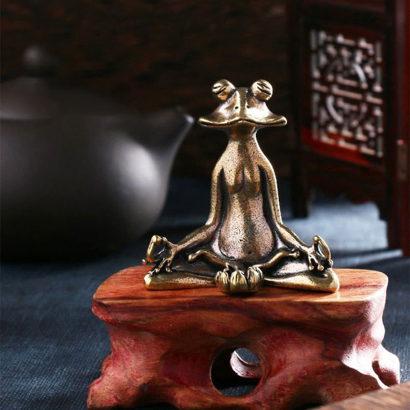 Nimara Ritual Mini Small Frog Turtle Koi Fish Snail Crab Copper Wealth Home Decoration