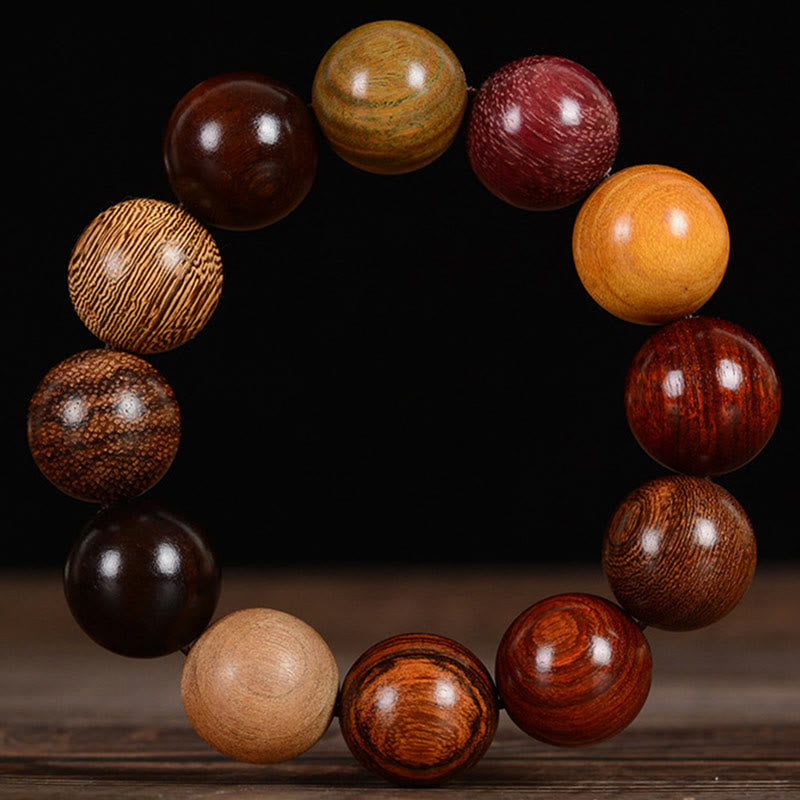 Nimara Ritual Multicolored Sandalwood Protection Healing Bracelet