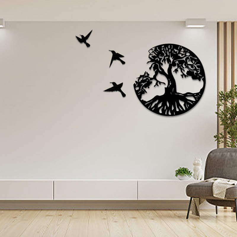 Nimara Ritual Tree of Life Birds Creation Wall Art