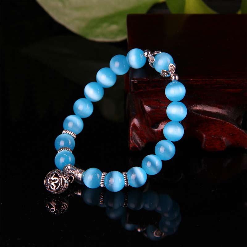 Nimara Ritual Tibetan Cat Eye Lucky Bracelet