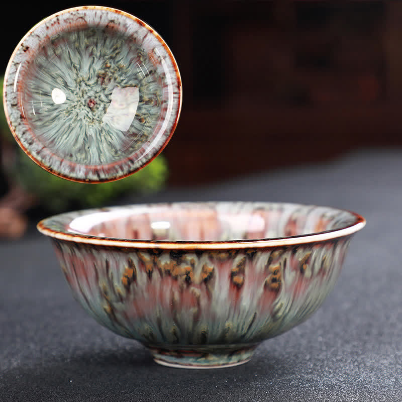 Nimara Ritual Colorful Ceramic Teacup Home Office Tea Cups
