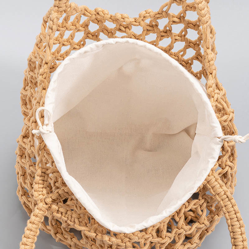 Nimara Ritual Hand-woven Cotton Thread Shoulder Bag Handbags