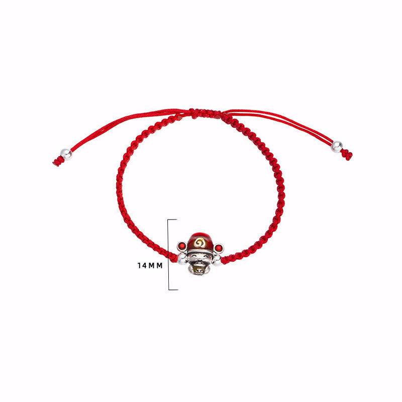 Nimara Ritual God of Wealth Handmade Thread Luck Strength Braid Bracelet