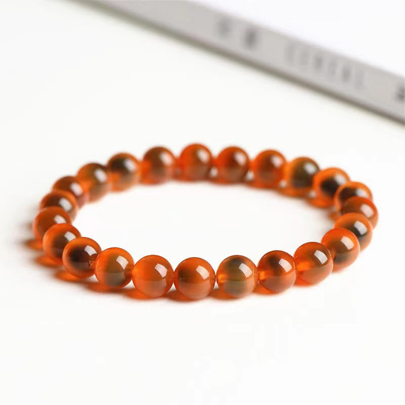 Nimara Ritual Natural Colorful Candy Agate Harmony Strength Bead Bracelet
