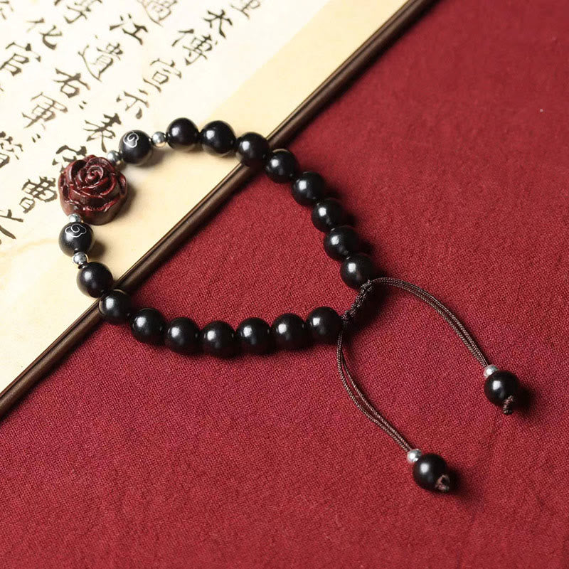Nimara Ritual Small Leaf Red Sandalwood Sooth Bracelet