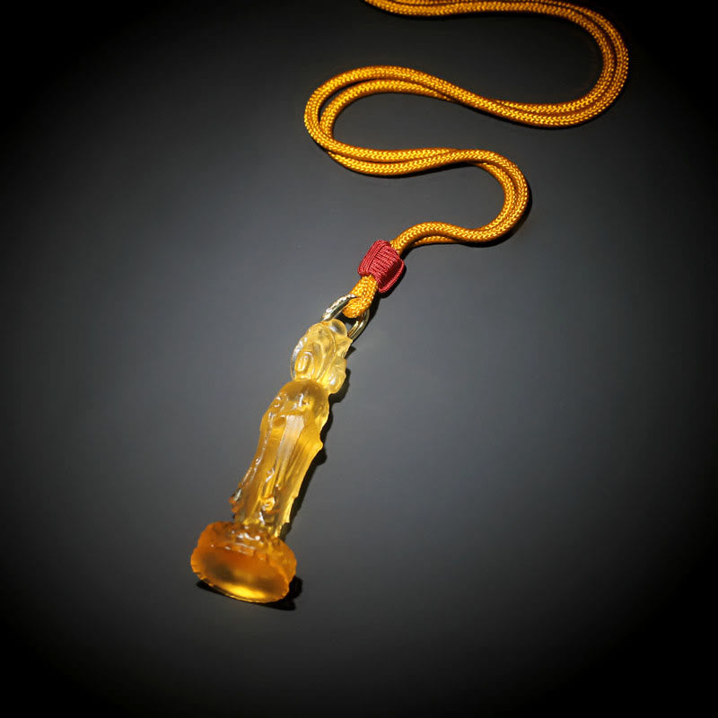 Nimara Ritual Avalokitesvara Buddha Liuli Harmony Necklace