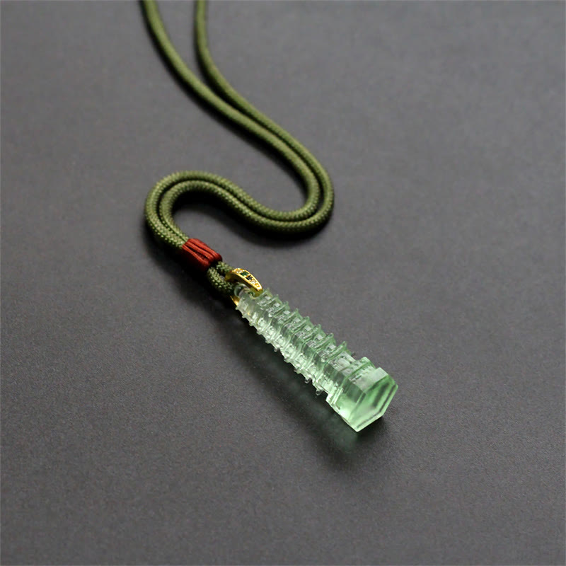 Nimara Ritual Liuli Ancient Pagoda Wisdom Necklace