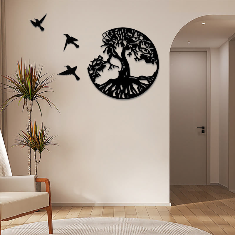 Nimara Ritual Tree of Life Birds Creation Wall Art