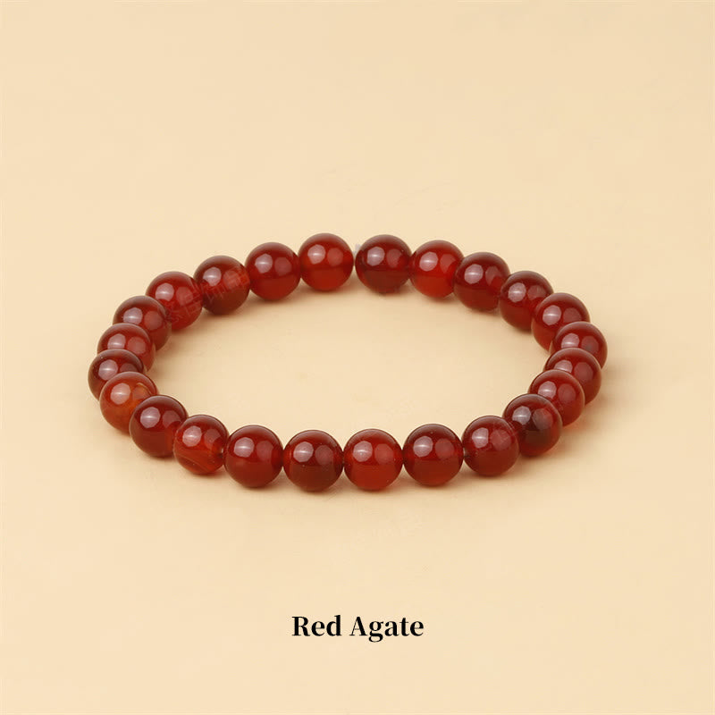Nimara Ritual Natural Stone Quartz Healing Beads Bracelet