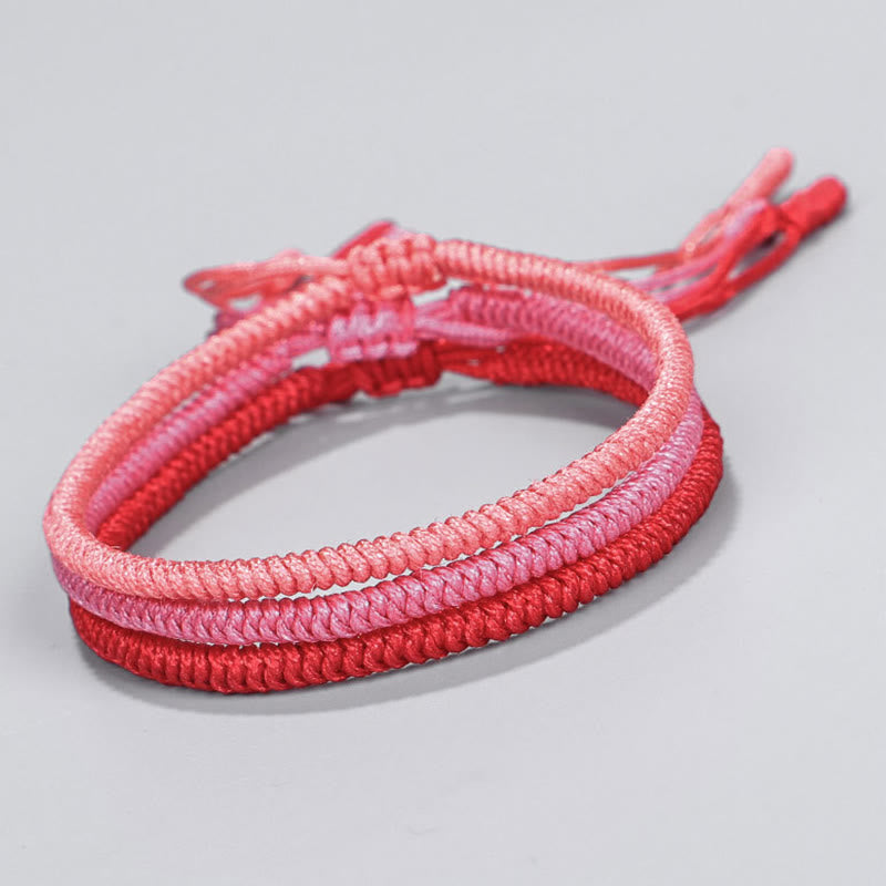 Nimara Ritual Tibetan 3Pcs King Kong Knot Protection Braided Bracelet