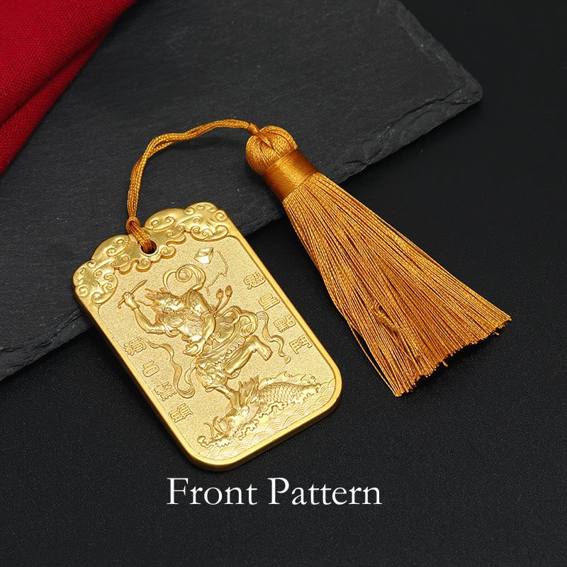 Nimara Ritual Feng Shui Auspicious Star Wenchang Pen Pagoda Koi Fish Car Hanging Decoration