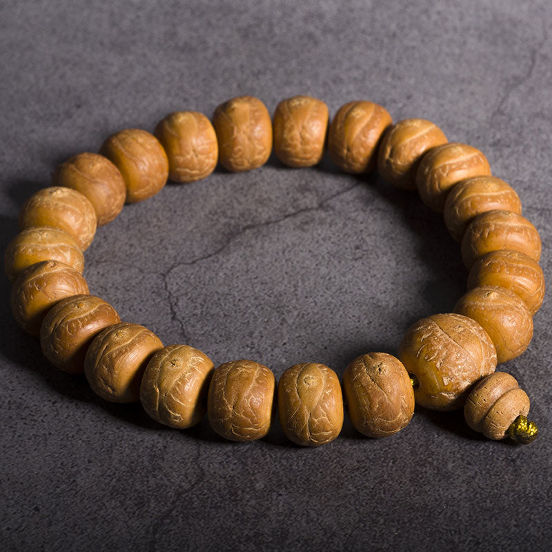 Nimara Ritual Bodhi Seed Luck Auspiciousness Wrist Mala Tassel Pocket Mala