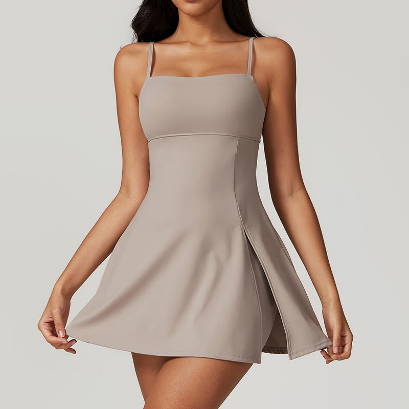 Nimara Ritual Solid Backless Tennis Yoga Women Sports Dress