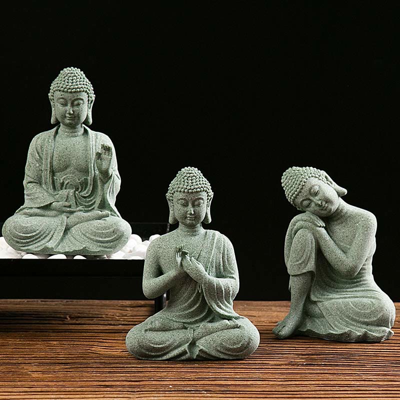 Nimara Ritual Tibetan Meditation Contemplation Buddha Serenity Compassion Statue Figurine Decoration