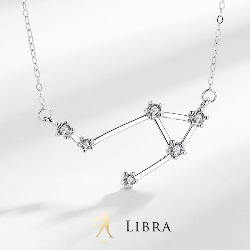 Nimara Ritual 925 Sterling Silver 12 Constellations of the Zodiac Astrology Blessing Necklace Pendant