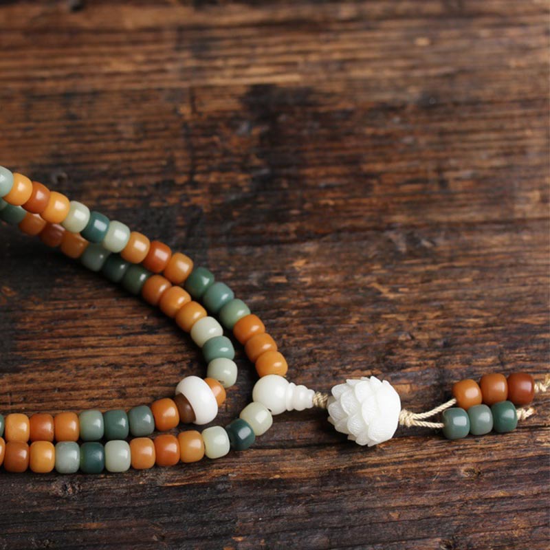 Nimara Ritual Bodhi Lotus Mala Harmony Necklace Bracelet