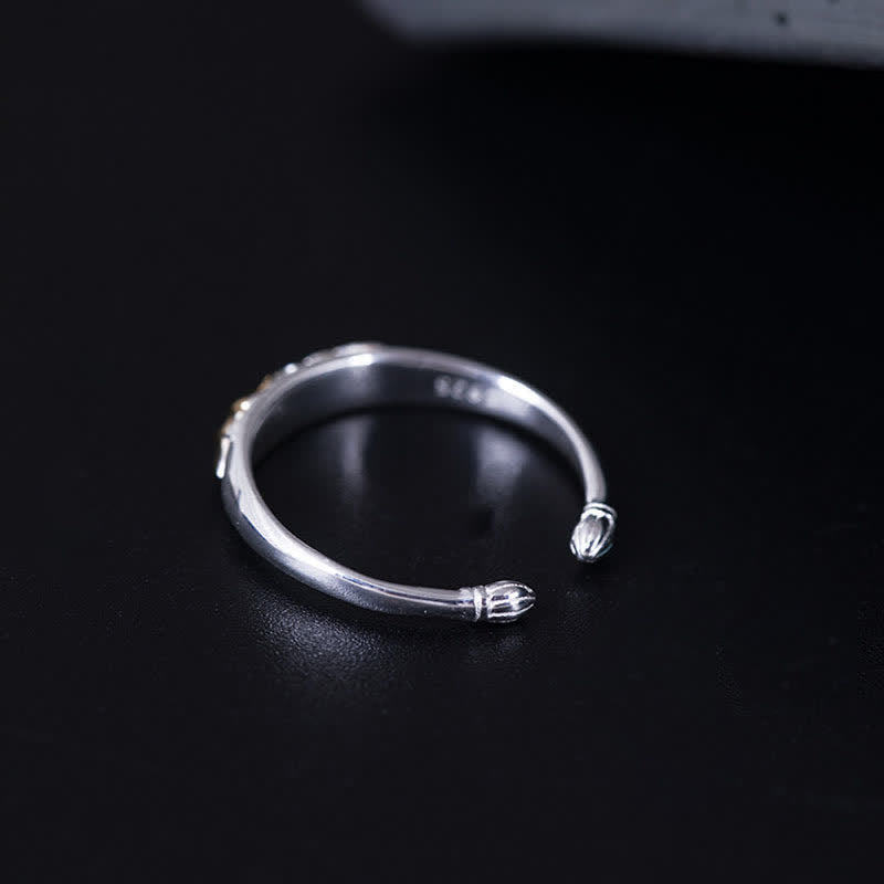 Nimara Ritual 925 Sterling Silver Lotus Flower New Beginning Ring
