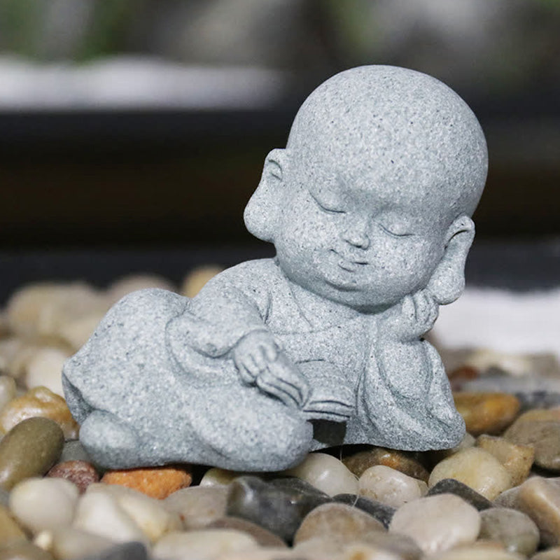 Nimara Ritual Meditation Prayer Monk Buddha Statue Serenity Home Decoration