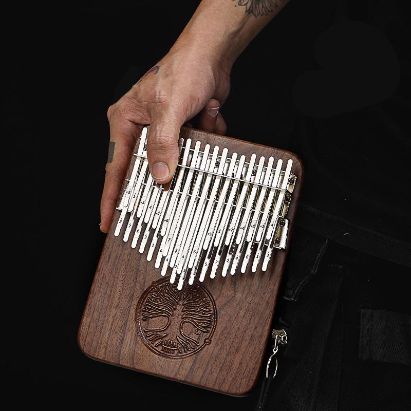 Nimara Ritual Kalimba 34 Keys Thumb Piano Tree of Life Design Portable Finger Marimba Piano