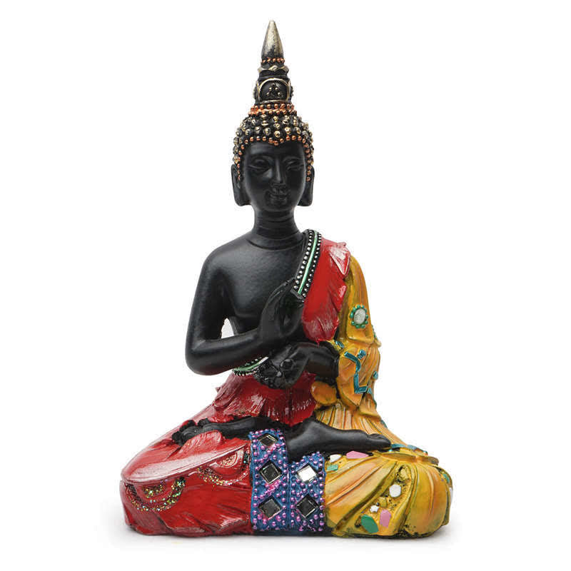 Nimara Ritual Thai Buddha Serenity Resin Statue Decoration