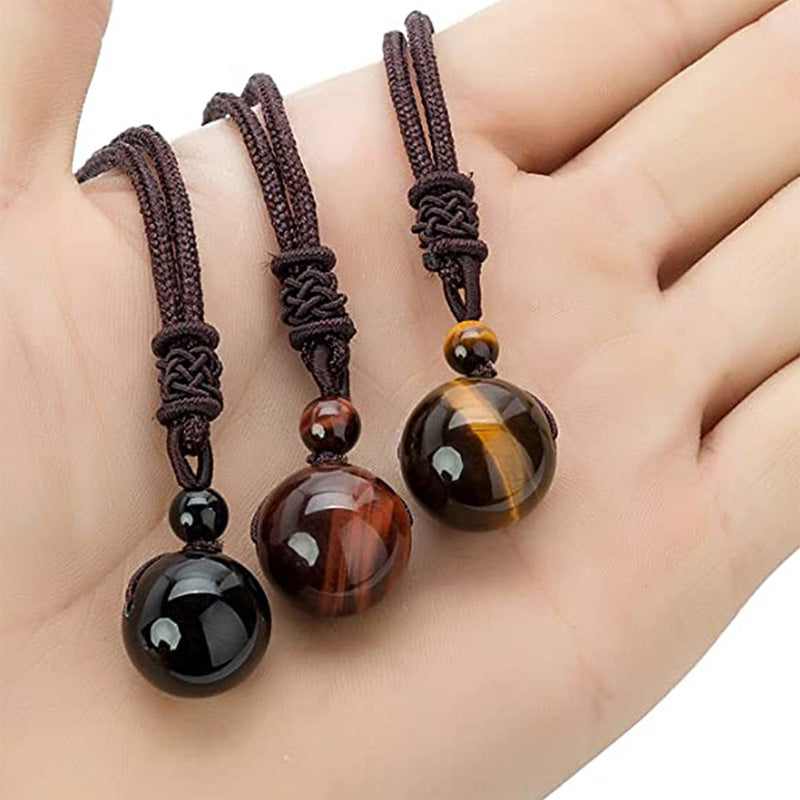 Nimara Ritual Tibetan Tiger's Eye Protection Necklace