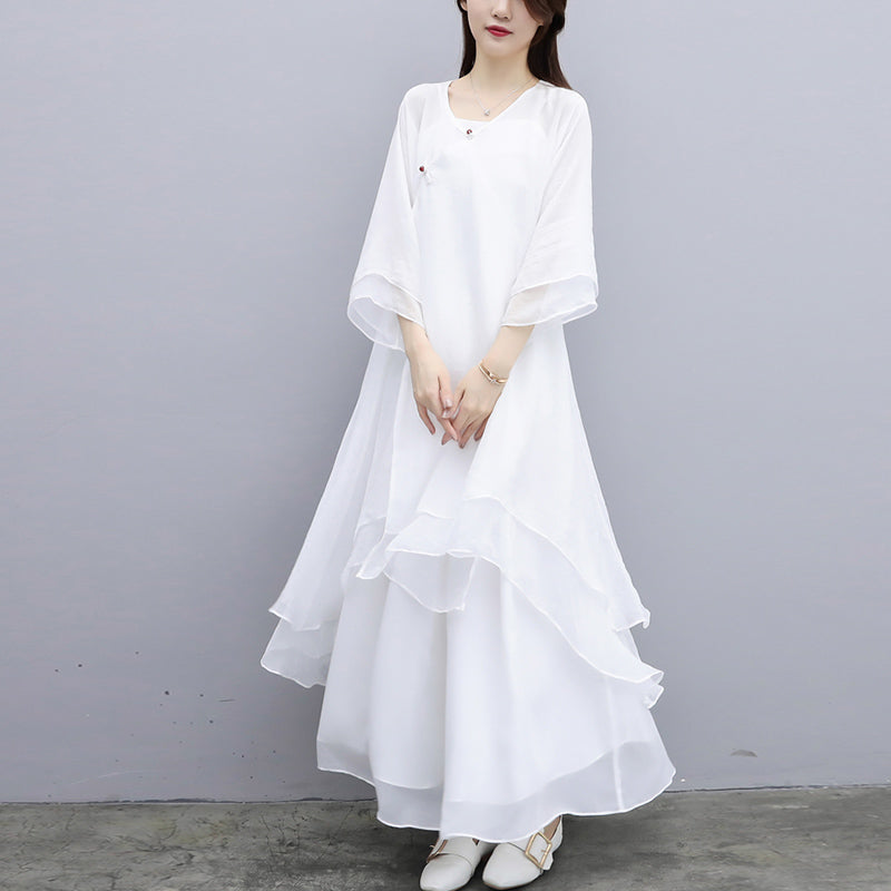 Nimara Ritual 3Pcs Yoga Chiffon Clothing Uniform Meditation Zen Practice Women's Set