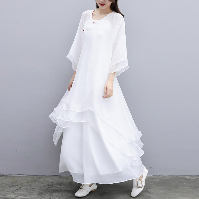 Nimara Ritual 3Pcs Yoga Chiffon Clothing Uniform Meditation Zen Practice Women's Set