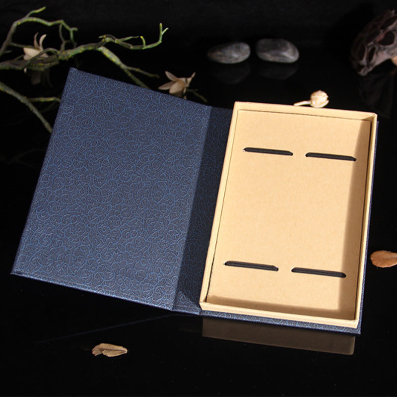 Nimara Ritual Zen Enlightenment Quotes Ebony Wood Small Leaf Red Sandalwood Bookmarks With Gift Box