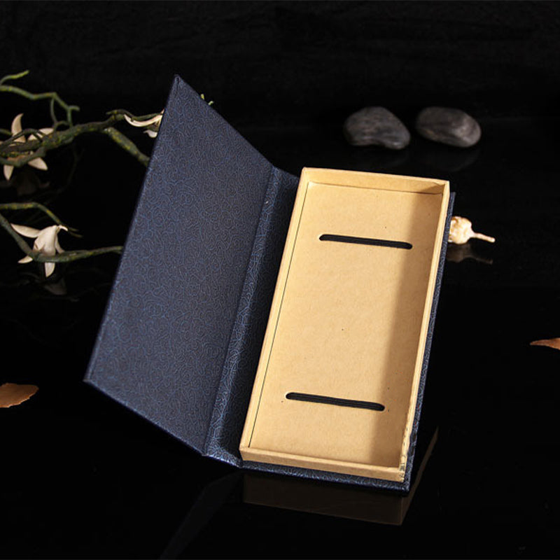 Nimara Ritual Zen Enlightenment Quotes Ebony Wood Small Leaf Red Sandalwood Bookmarks With Gift Box