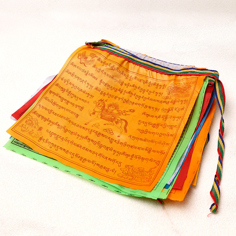 Nimara Ritual Outdoor Long-lasting Windhorse 20 Pcs Prayer Flag