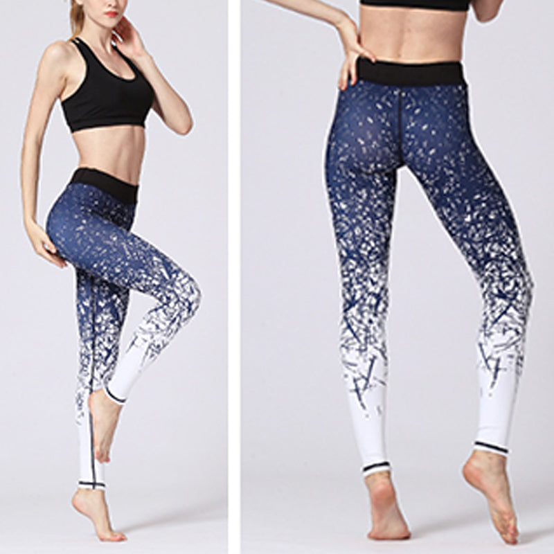Nimara Ritual Lines Weeds Sakura Flowers Black Tree Print Pants Sports Fitness Yoga Leggings Women's Yoga Pants