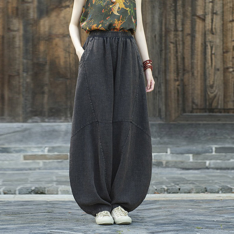 Nimara Ritual Pants Harem Trousers Loose Zen Yoga Tai Chi Women's Pants